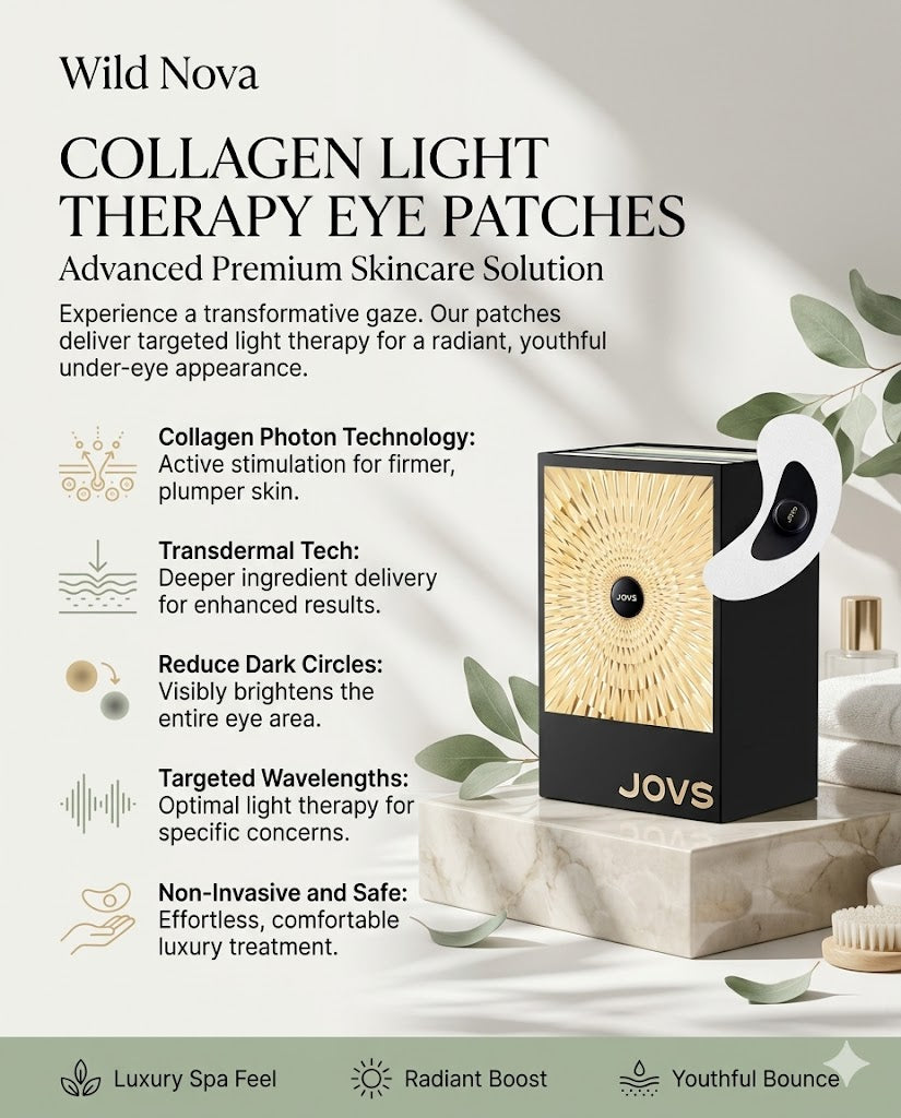 Collagen Light Therapy Eye Patches — Advanced Premium Skincare Solution