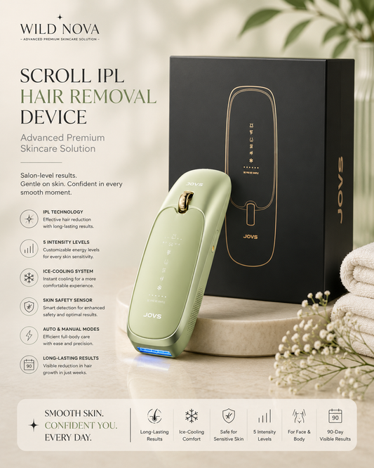 Scroll IPL Hair Removal Device — Advanced Premium Skincare Solution