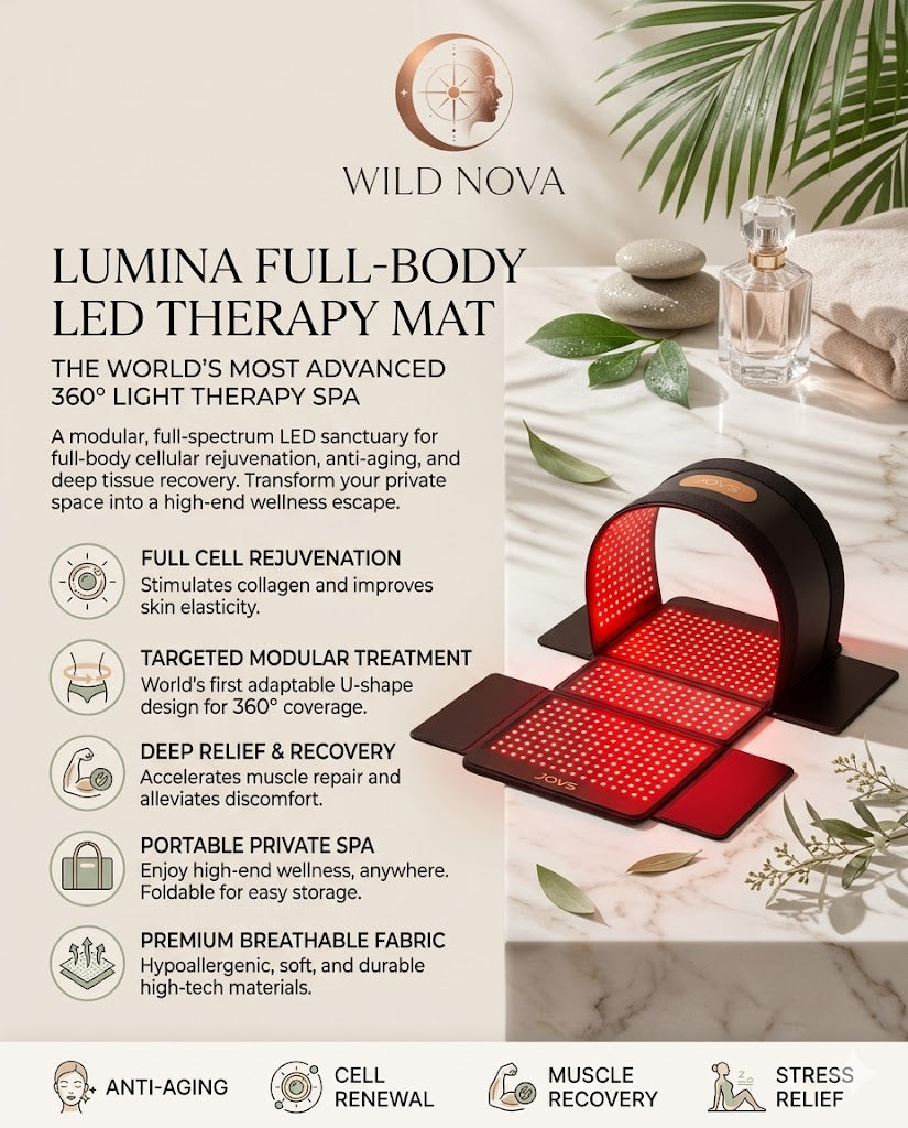 Full-Spectrum LED Light Therapy Sleeping Mat — Advanced Premium Skincare Solution